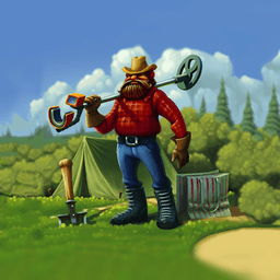 金属探测淘金者游戏