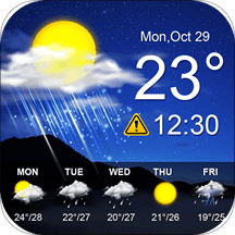 坚果天气预报app