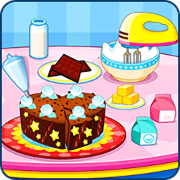 制作巧克力蛋糕游戏