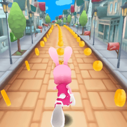 疯狂兔子快跑小游戏(bunny run racing)